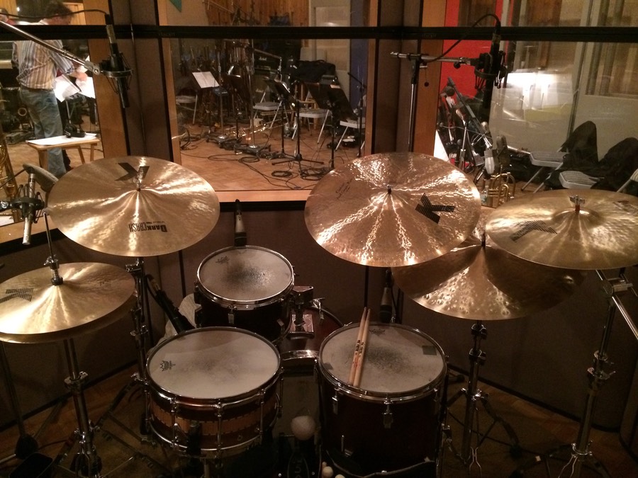 Cherico cymbal setup with Jack Cooper Recording